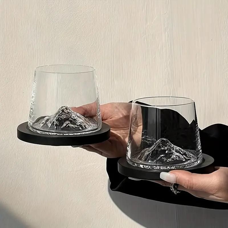 Mount Fuji Whiskey Glass - Japanese Design
