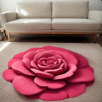 3D Flower Floor Mat Set