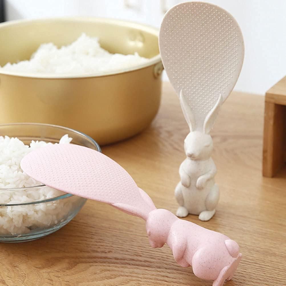 Rabbit Standing Rice Spoon