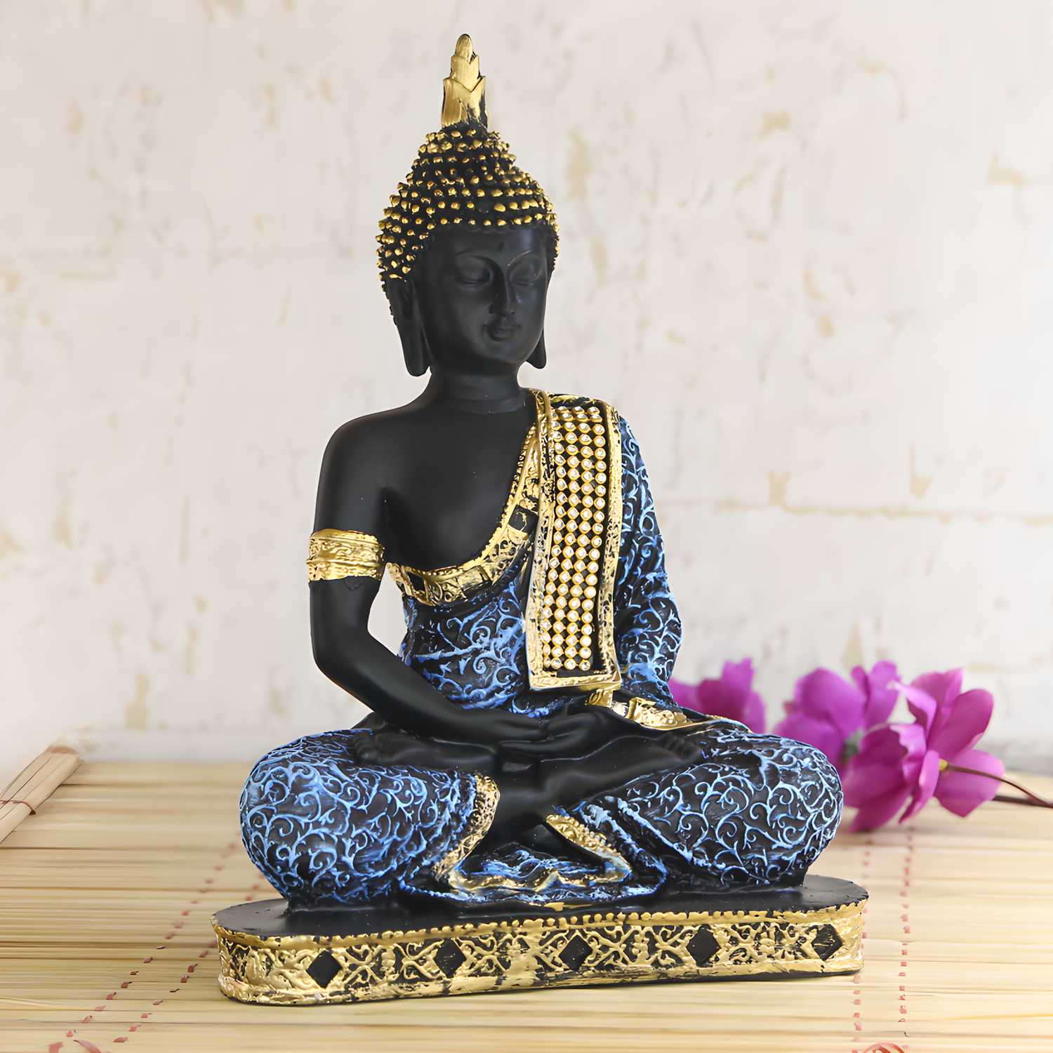 Meditating Buddha Decorative Showpiece