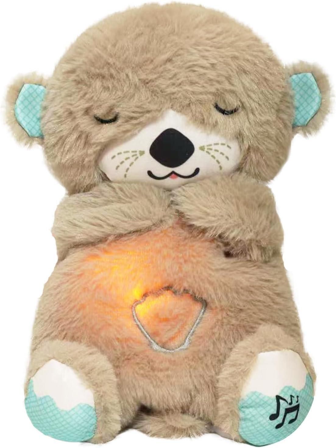 Breathing Teddy Bear with Soothing Music - Comfort Plush Toy