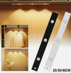 LED PIR Motion Sensor Cabinet Light - USB Rechargeable Under Cabinet Lighting