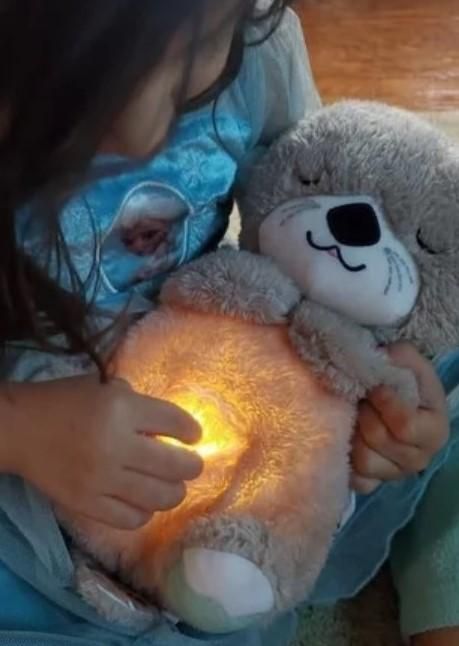 Breathing Teddy Bear with Soothing Music - Comfort Plush Toy