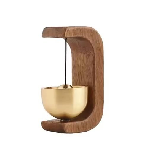 Beech Wood Wind Chime - Magnetic Copper Bell