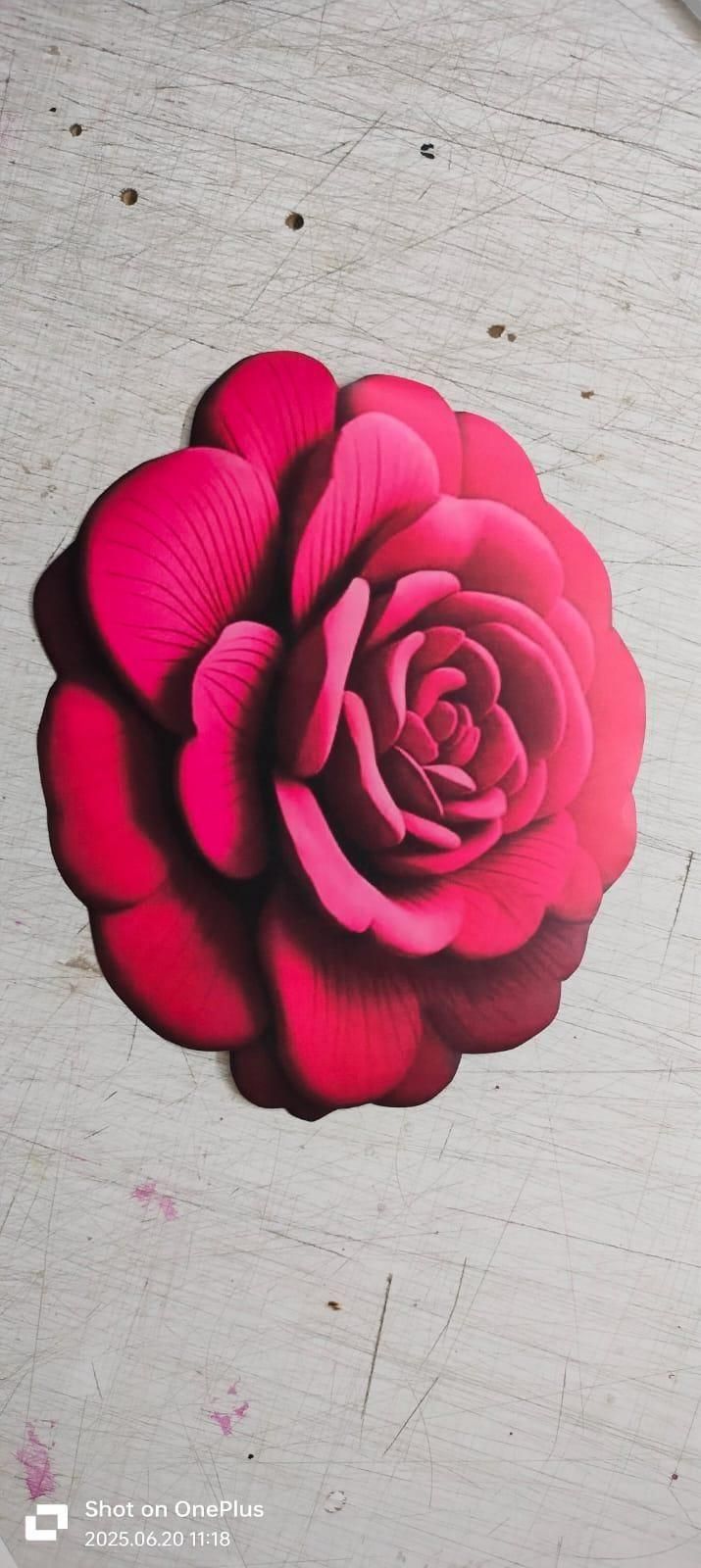 3D Flower Floor Mat Set