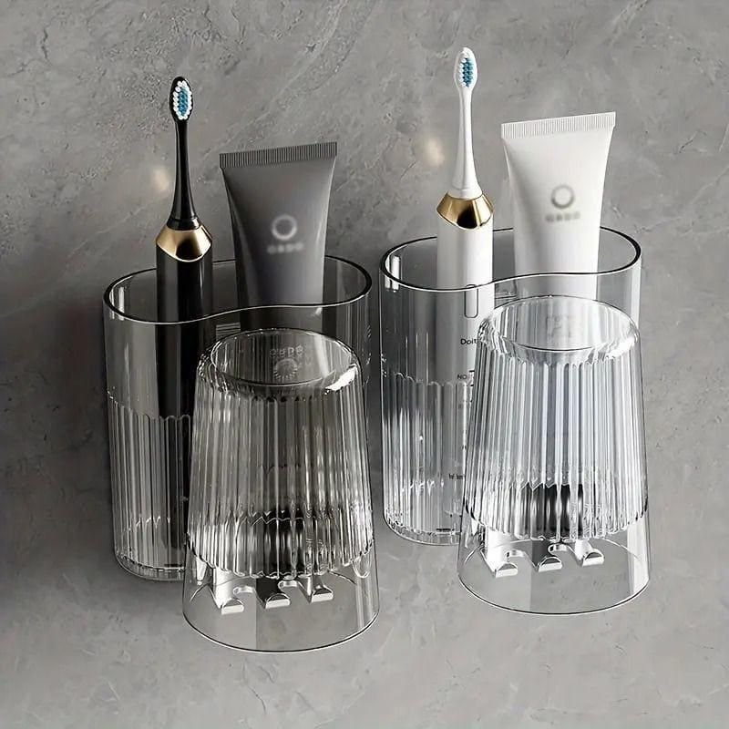 Luxury Designer Toothbrush Holder - Premium Bathroom Organizer