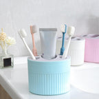 Multi-Purpose Bathroom Organizer - Toothbrush & Makeup Storage Holder