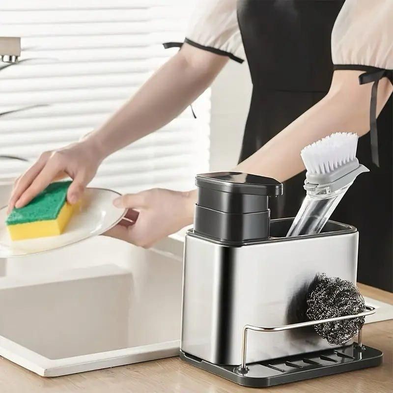 SpaceMax - Multi-Purpose Stainless Steel Dish Organizer