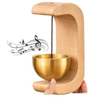 Beech Wood Wind Chime - Magnetic Copper Bell