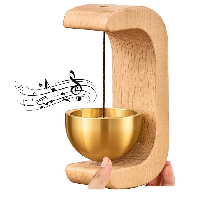 Beech Wood Wind Chime - Magnetic Copper Bell