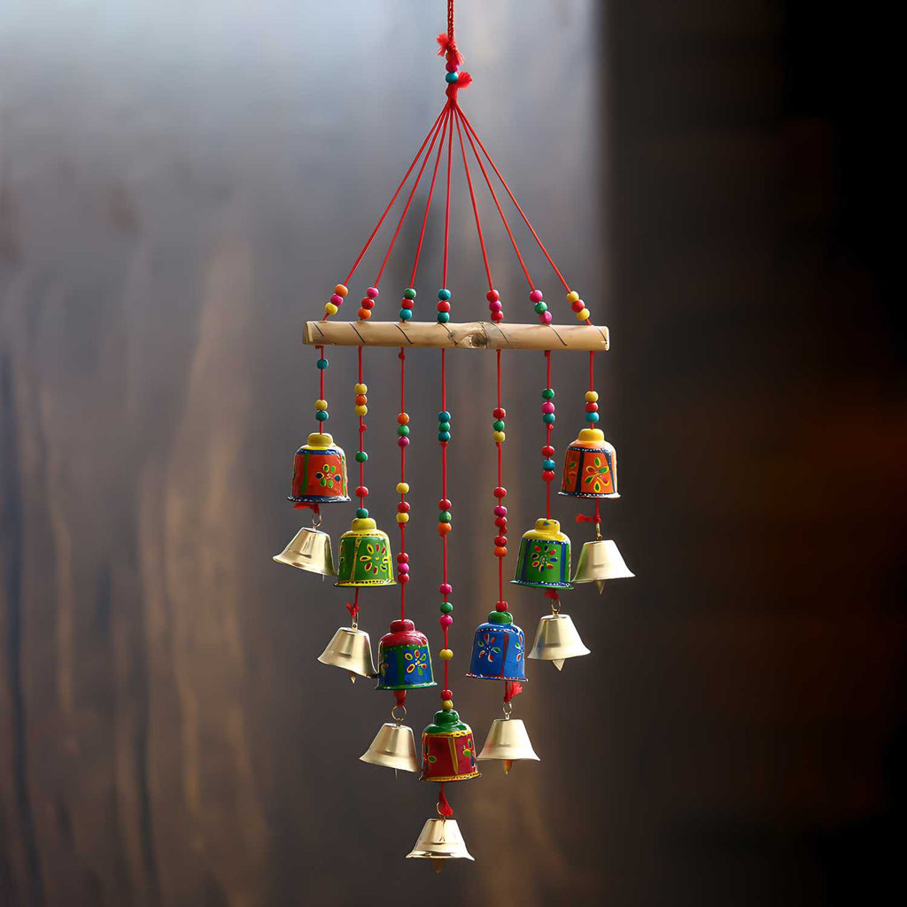 Handcrafted Decorative Hanging Bells - Wall Door Window Wind Chimes
