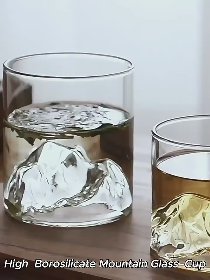 Mount Fuji Whiskey Glass - Japanese Design