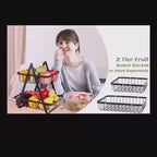2 Tier Fruit and Vegetable Basket
