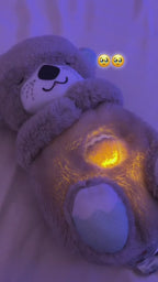 Breathing Teddy Bear with Soothing Music - Comfort Plush Toy